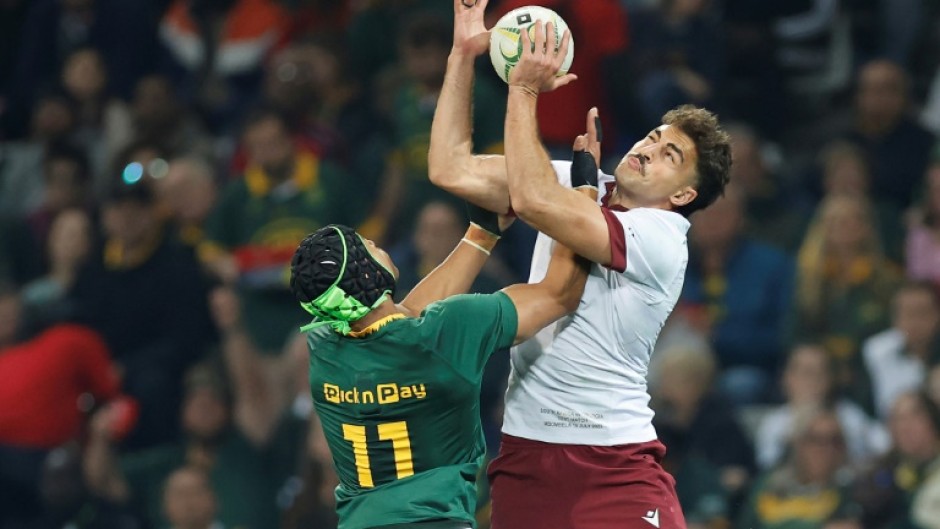 Davit Niniashvili (R) made the last of his 42 Test appearances in July against South Africa