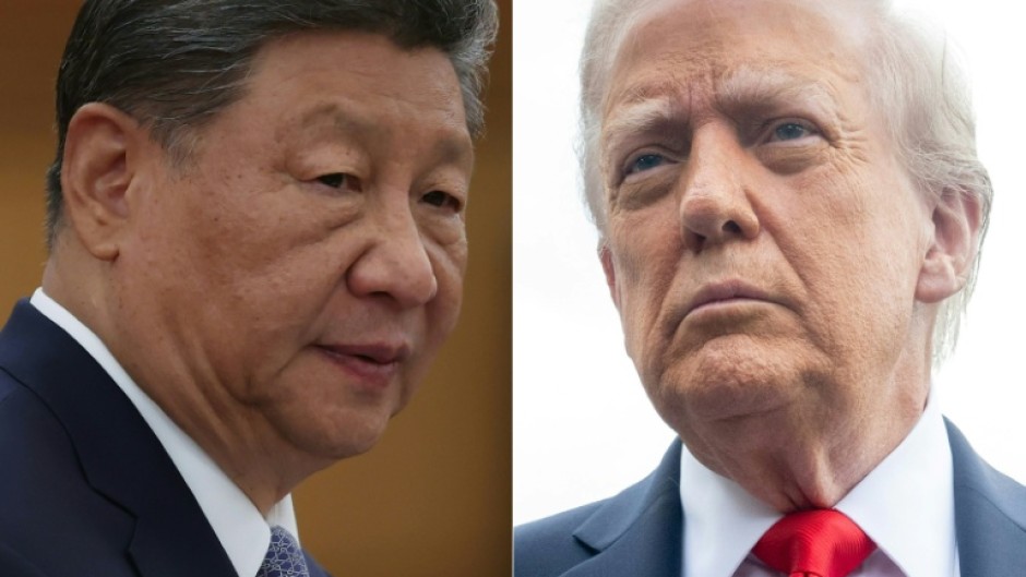 Chinese President Xi Jinping (L) and US President Donald Trump will seek to resolve some trade woes and the fate of TikTok in their telephone talks