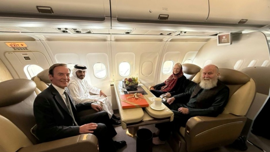 British couple Peter and Barbie Reynolds have been freed in Afghanistan after several months in detention