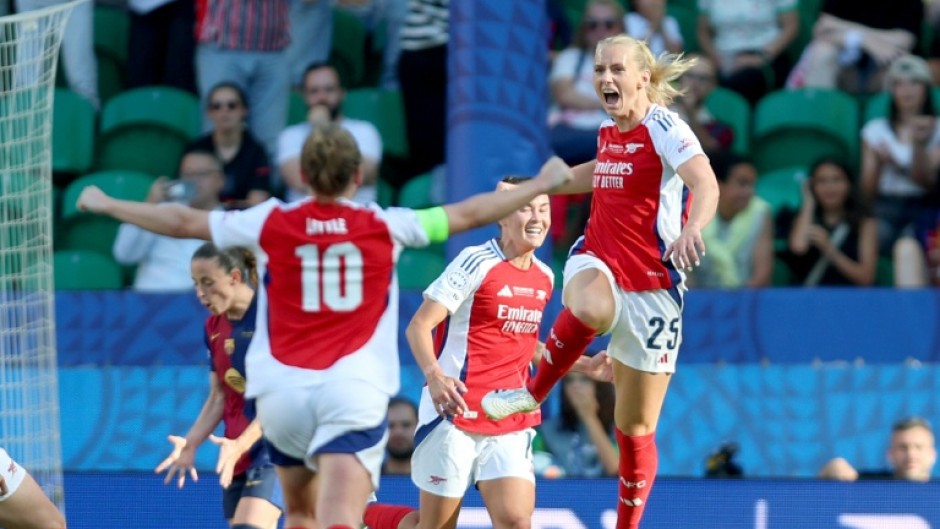 Stina Blackstenius' goal gave Arsenal a 1-0 win over Barcelona in last season's Women's Champions League final