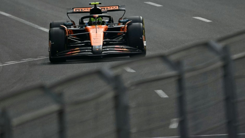 McLaren's British driver Lando Norris said that his decision to lead the field out of the pits when Q3 re-started for the final laps had backfired