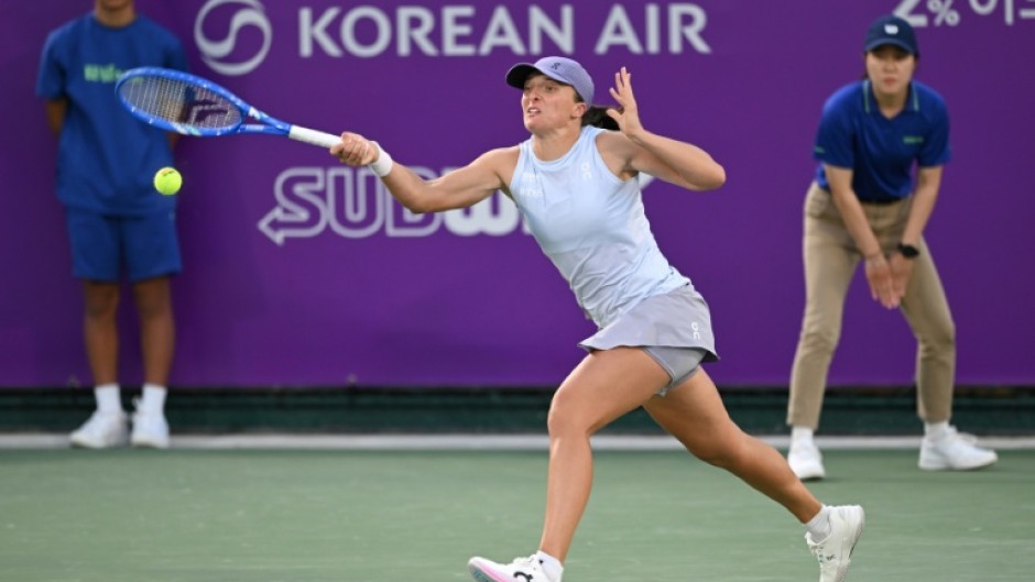 Poland's Iga Swiatek won the Korea Open on Sunday