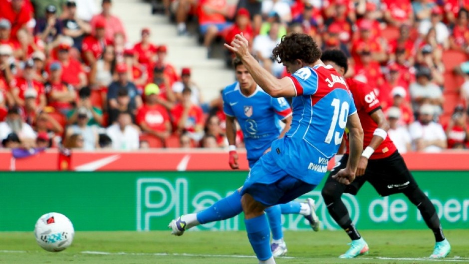 Atletico Madrid's Argentinian forward Julian Alvarez missed a penalty against Mallorca as his team were held to a draw