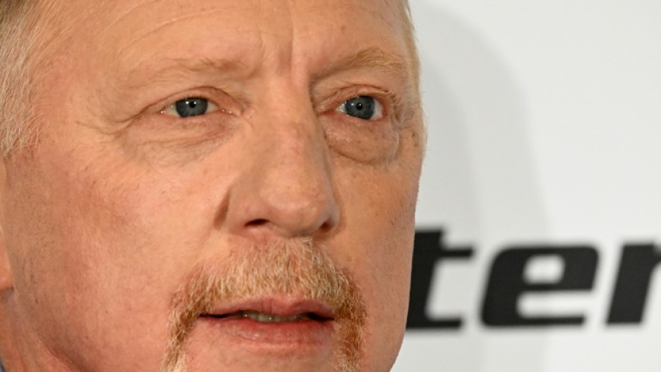 Former Wimbledon champion Boris Becker