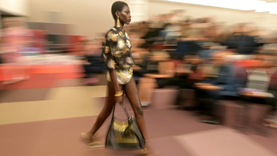 A model walks the runway during the Fendi collection show at Milan's Fashion Week Womenswear Spring / Summer 2026