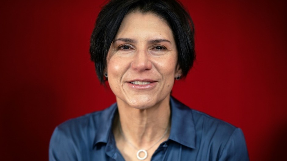 Vice President for Google Latin America, Adriana Noreña poses for photos ahead of an interview with AFP news agency in Mexico City on September 24, 2025.