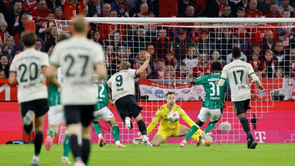 Harry Kane dismissed talk of a move away from Bayern Munich after his brace in a 4-0 win over Werder Bremen