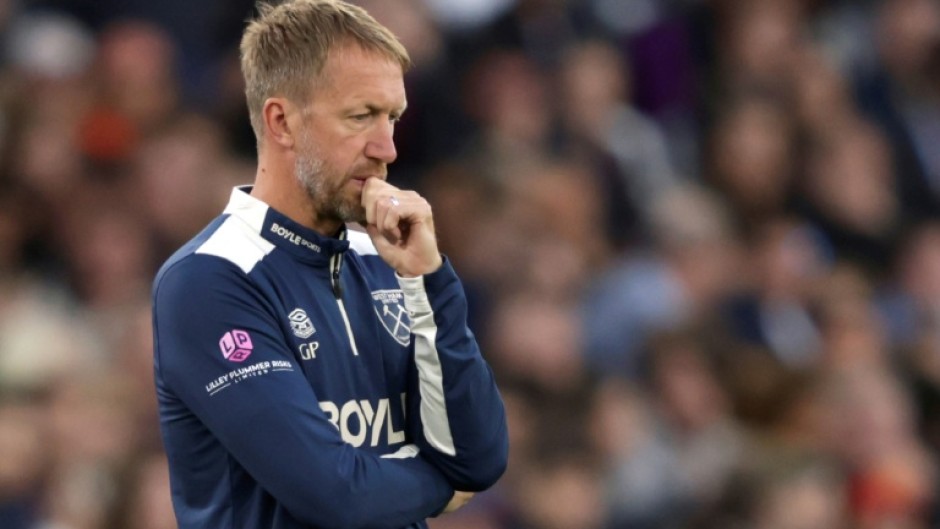 West Ham's English head coach Graham Potter