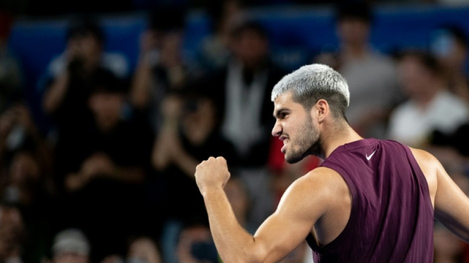 Spain's Carlos Alcaraz defeated American Brandon Nakashima 6-2, 6-4 to reach the semi-finals of the Japan Open in Tokyo