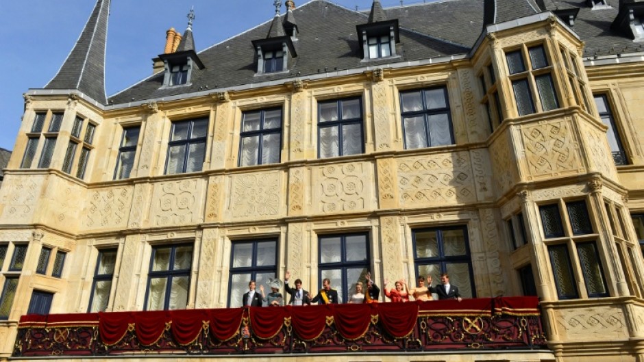Big crowds turned out to celebrate the wedding of Luxembourg's Prince Guillaume and Countess Stephanie de Lannoy in 2012