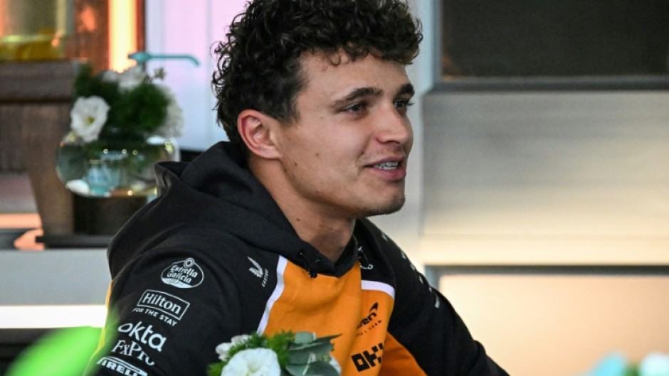 Lando Norris in the paddock ahead of the Formula One Singapore Grand Prix