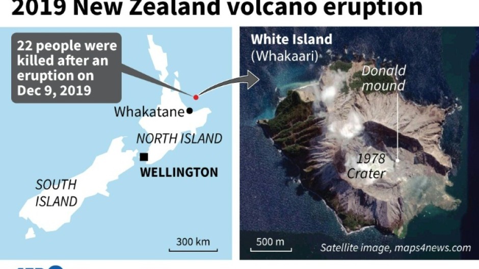2019 New Zealand volcano eruption