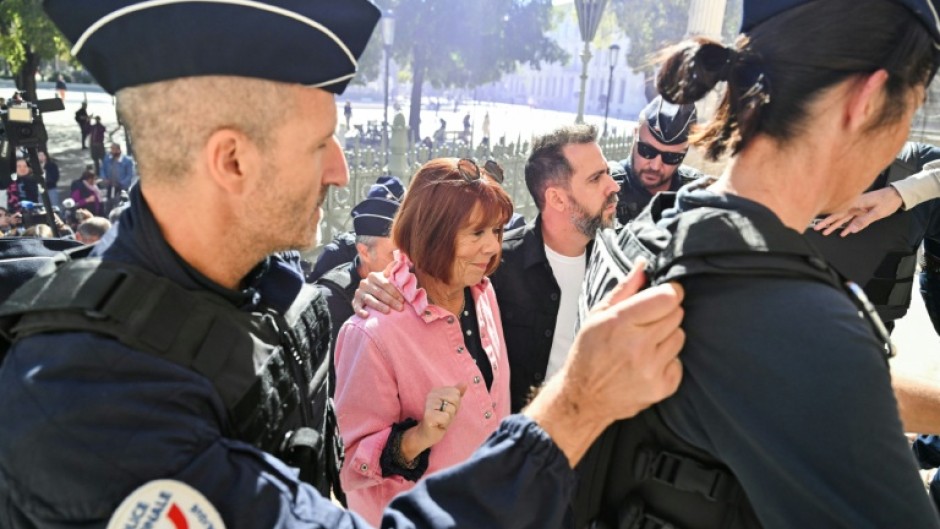 Gisele Pelicot arrived to applause