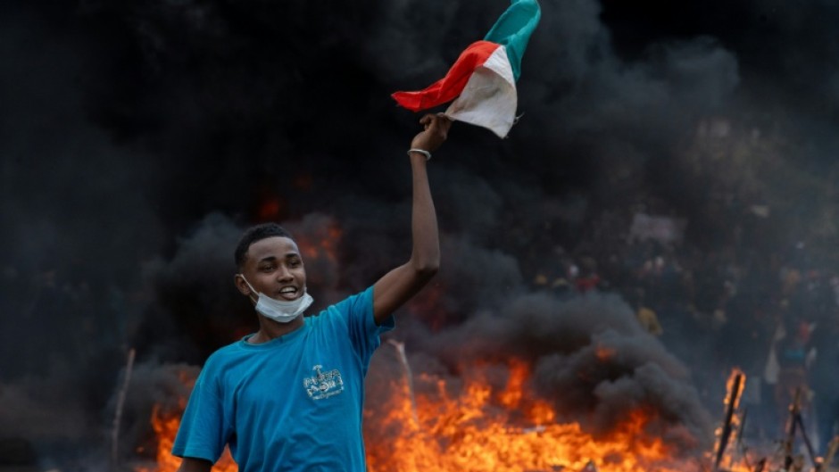 Demonstrators are calling for President Andry Rajoelina to step down