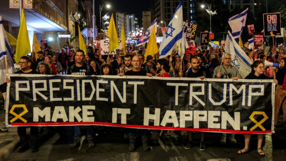 Demonstrators in Jerusalem call for an end to war in Gaza and the return of the hostages as Israel, Hamas and the US prepare for talks in Cairo