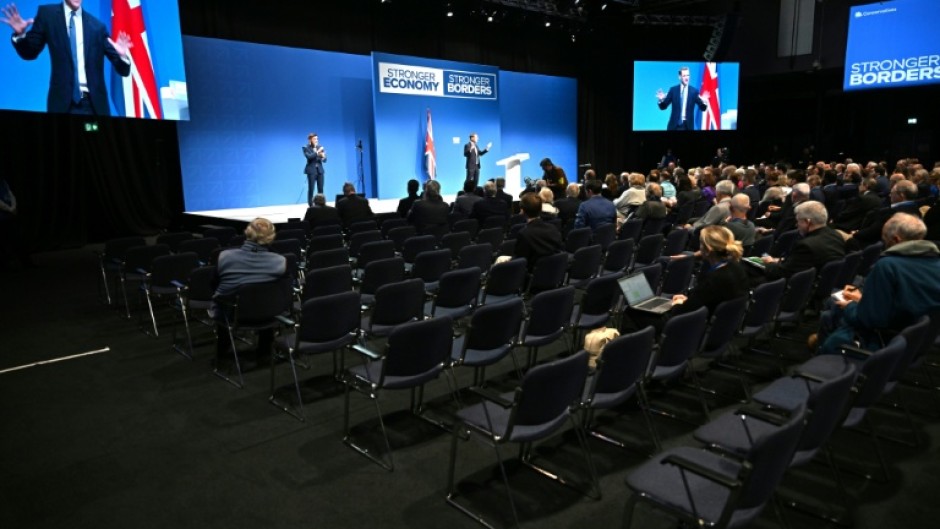 Empty seats have been a feature of this year's Tory conference in Manchester