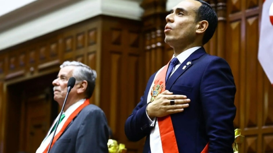 The 38-year-old head of Peru's legislature, Jose Jeri, assumed the presidency shortly after the impeachment vote