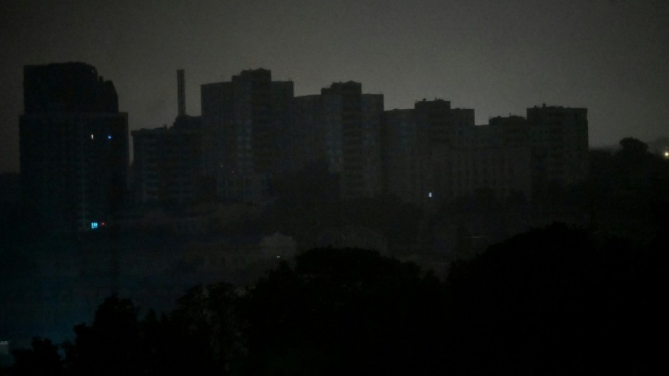 Kyiv suffered a blackout following Russian drone and missile strikes