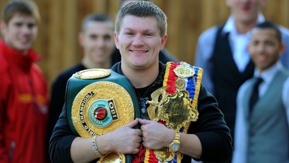 Late British boxer Ricky Hatton won 45 of his 48 professional fights