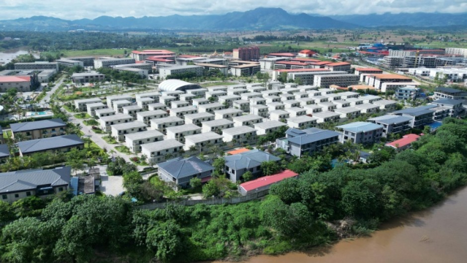 Scam city: a part of KK Park, the biggest scam centre in the cluster of 27 around Myawaddy, Myanmar
