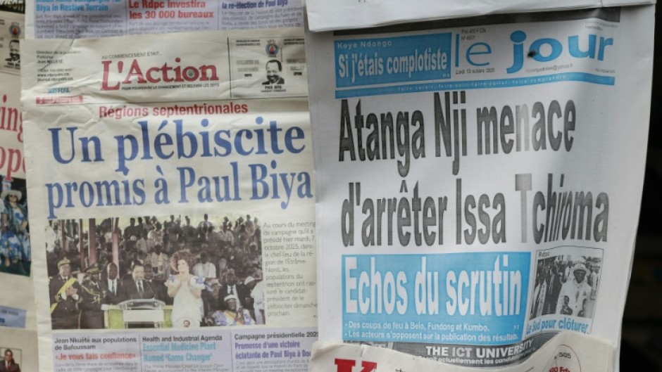 Biya faced 11 opponents, including Tchiroma