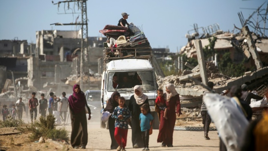 Most Gazans were displaced at least once during the war