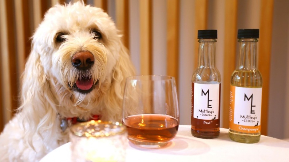 The range of dog tipples sold by the Auckland-based Muttley's Estate