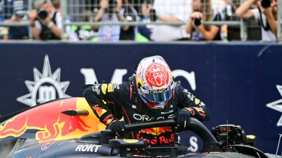 Max Verstappen made a perfect start to lead