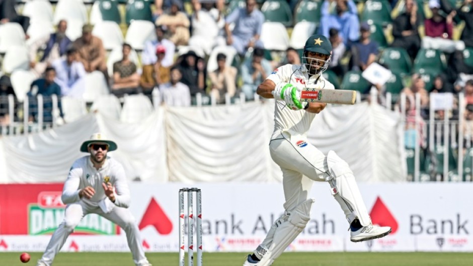 Pakistan captain Shan Masood top-scored on the opening day against South Africa with 87