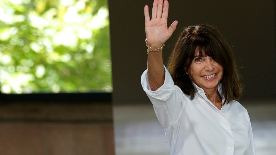 Hermes's outgoing men's designer Veronique Nichanian is waving goodbye after 37 years in the job