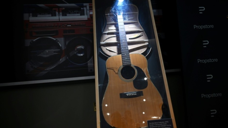 The guitars are part of the largest Oasis collection ever to come to auction