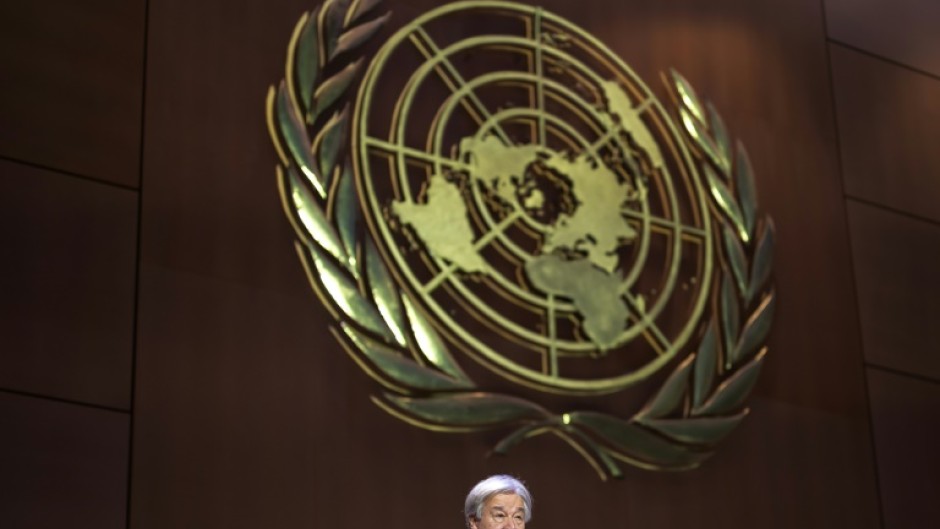 Guterres said global warming was pushing the planet to the brink