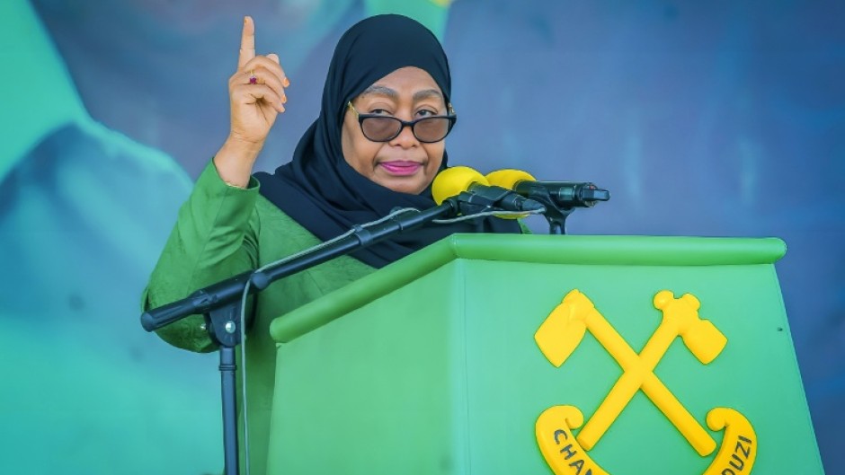 Tanzanian President Samia Suluhu Hassan sought to cement her position in Wednesday's elections but the vote descended into chaos