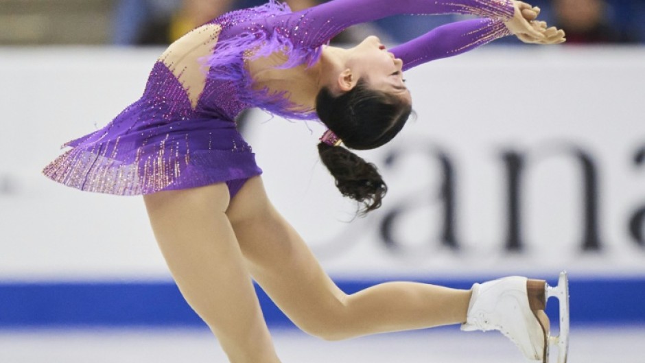 Mone Chiba of Japan won the women's short program at Skate Canada