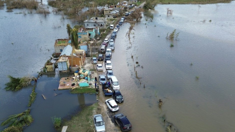 Hurricane Melissa caused floods in Jamaica in October