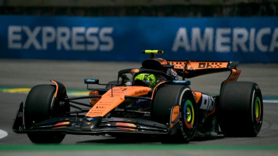 Lando Norris is one point clear of McLaren team-mate Oscar Piastri in the standings