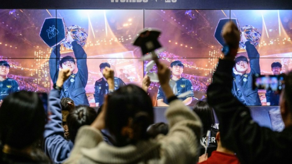 South Korea's T1 has become the first team in history to claim three consecutive world titles