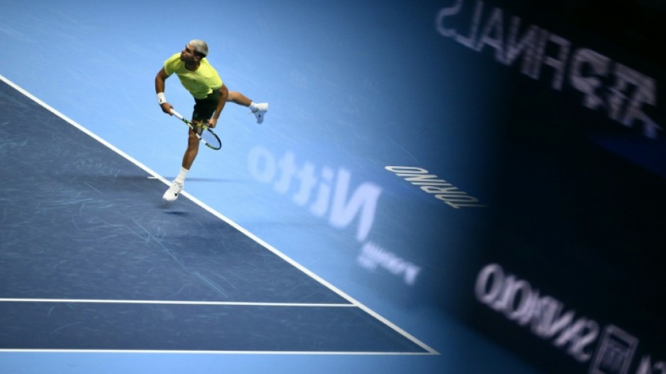 Carlos Alcaraz beat Alex De Minaur in the opening match at the ATP Finals tennis tournament in Turin