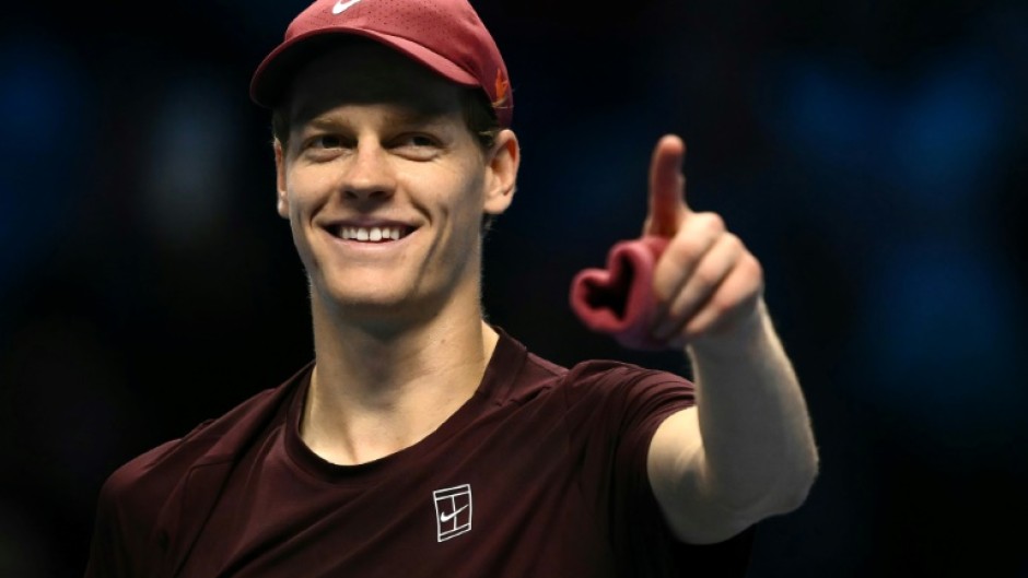 Italy's Jannik Sinner beat Canada's Felix Auger-Aliassime in straight sets at the ATP Finals