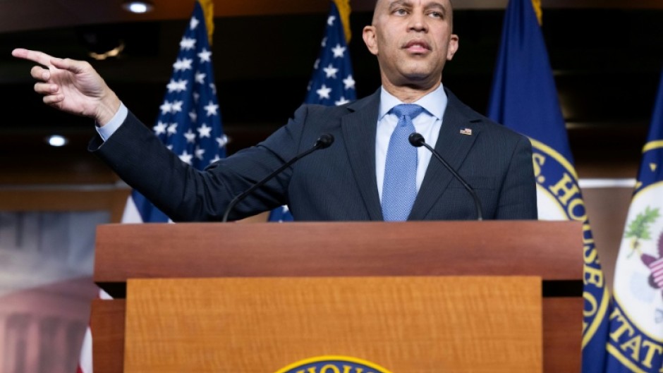 US House Minority Leader Hakeem Jeffries, Democrat from New York, has blasted rival Republicans over the issue of health care affordability