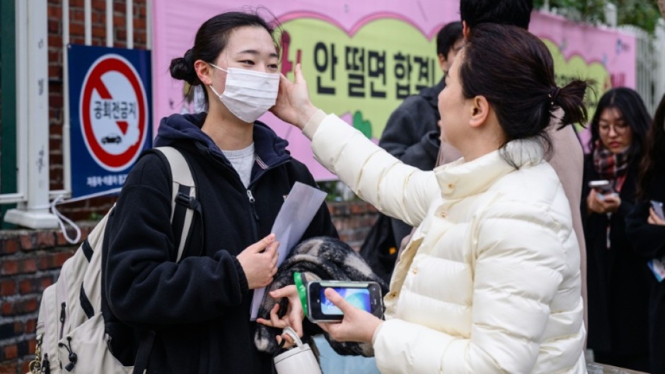 More than 550,000 students registered for the exam, though turnout is typically slightly lower