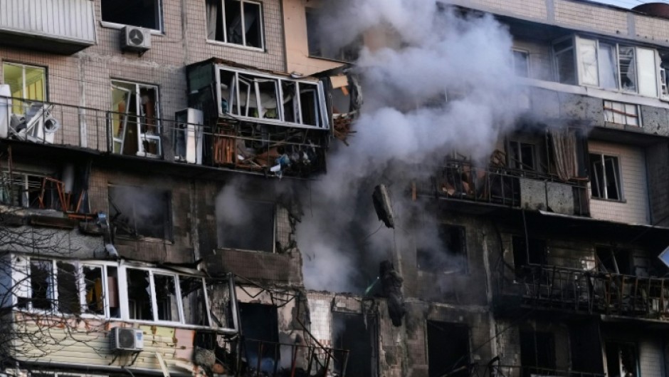 Kyiv was under a massive attack