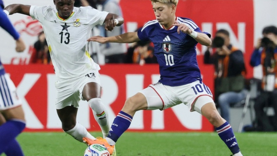 World Cup qualifiers Japan and Ghana met in a friendly in Toyota on Friday