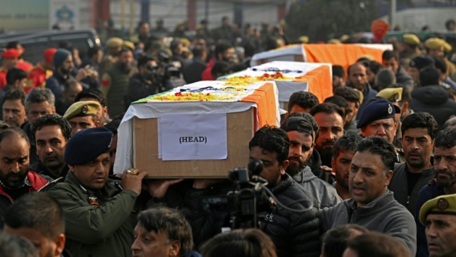 The victims included police personnel, forensic team members and two crime photographers and other members from the local administration