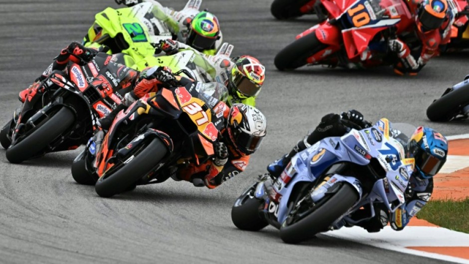 Alex Marquez claimed sprint victory on Saturday in Valencia as he puts the finishing touches on a fine season where he came second overall