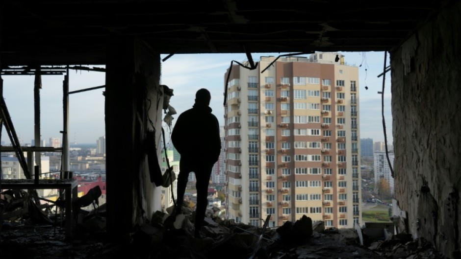 Russian missiles struck apartment blocks across the Ukrainian capital Friday