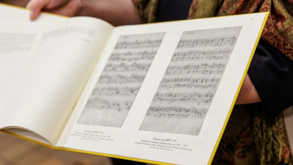 Two long-lost organ pieces written by a teenage Johann Sebastian Bach were presented in Germany on Monday