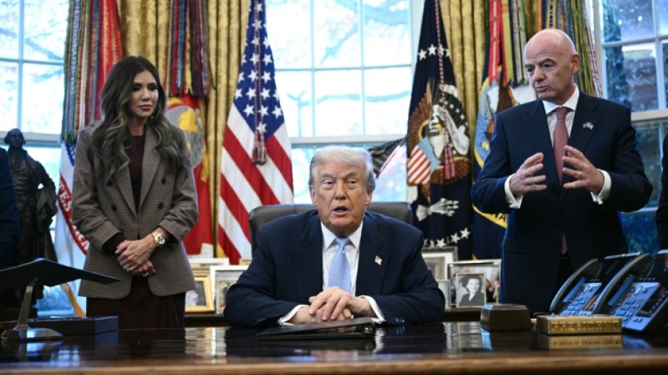 US President Donald Trump meets with the White House Task Force on the FIFA World Cup 2026