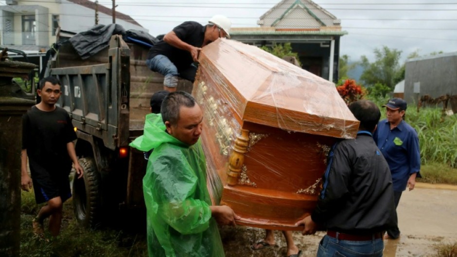Floods and landslides have killed at least 90 people in Vietnam in the past week