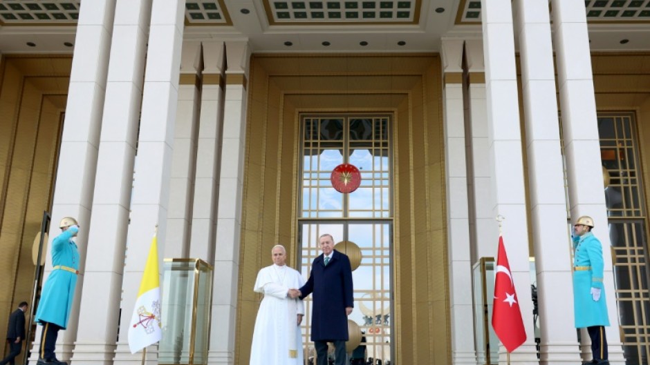 Pope Leo XIV met Turkey's President Recep Tayyip Erdogan on the first overseas trip of his papacy